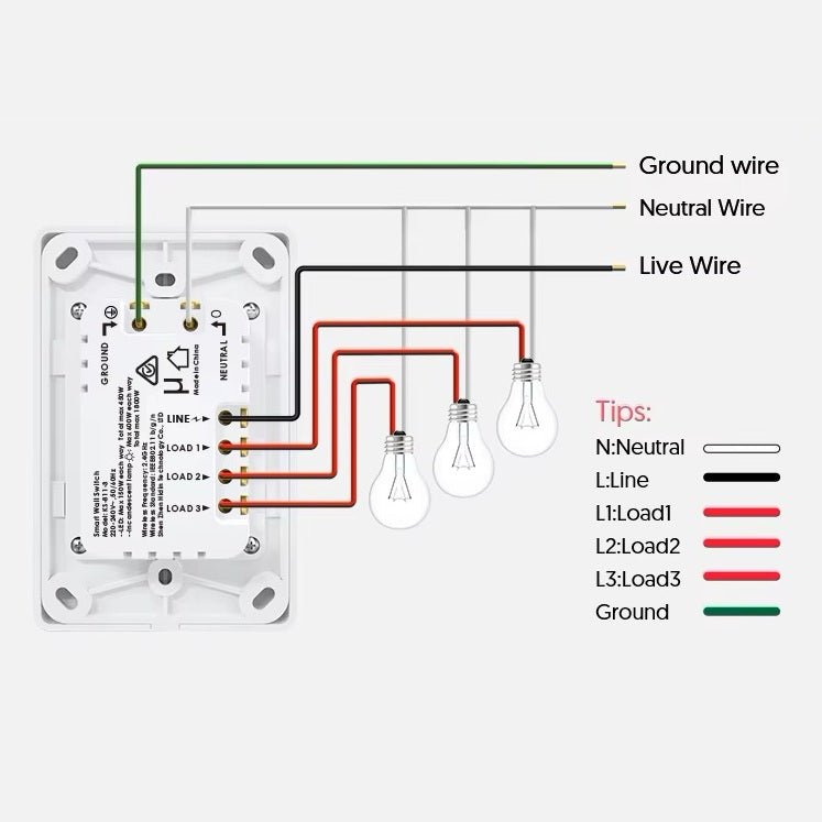 WiFi Smart Switch - 1 Switch - Lykalyte