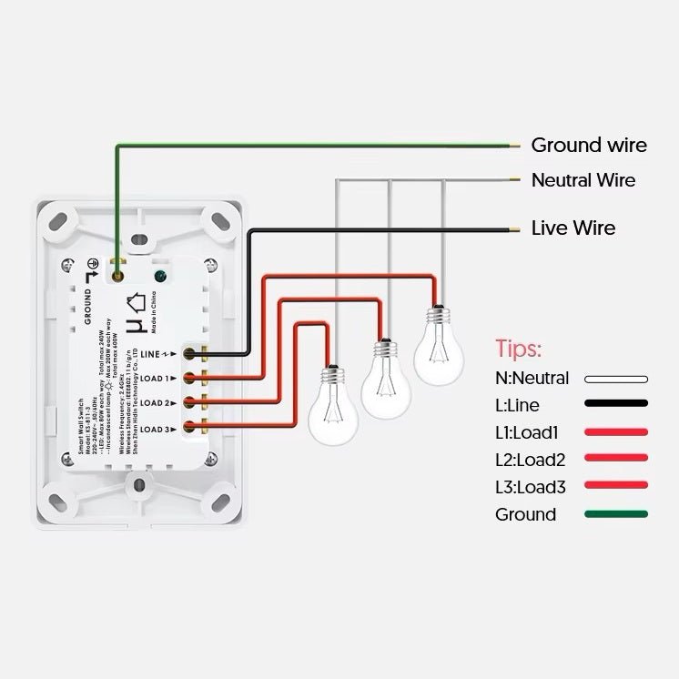 WiFi Smart Switch - 1 Switch - Lykalyte